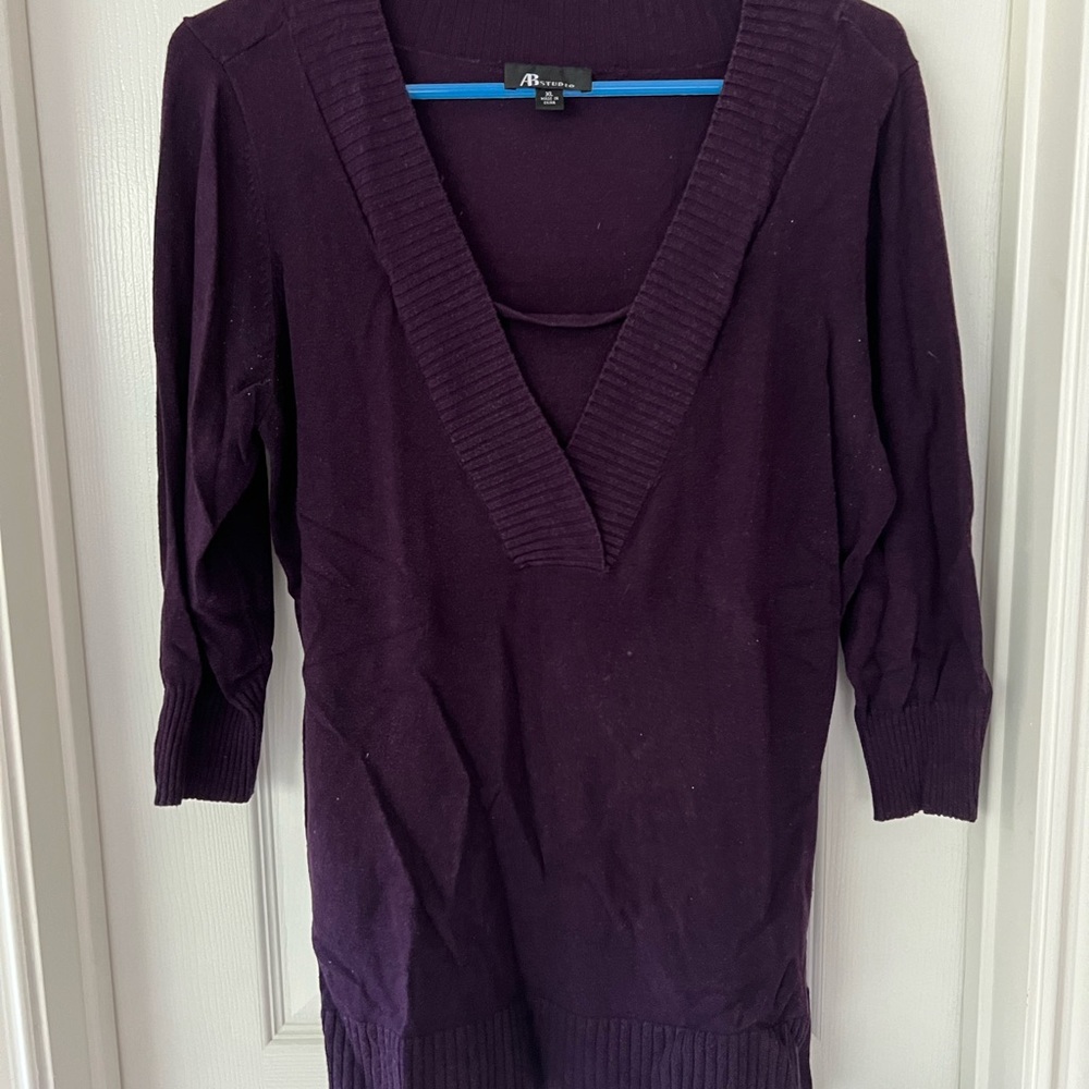 AB Studio V-neck Sweater